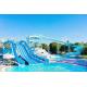 ODM Outdoor Games Play Home Swimming Pool Games Play Items Fiberglass Water Slide