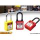Nylon Shackle ABS Lock Body Safety Lockout Padlocks with Customized Language