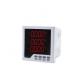 Three Phase LED display Multifunction Power Meter with 3 small LED tube display