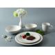 FDA Ceramic Embossed Round Dinnerware Sets For Five Star Hotel