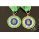 Sailboat Or Rowing Metal Award Medals Die Casting Processing With Soft Enamel Colors