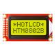 8X2 Character MONO LCD Display | STN+ Gray character lcd display module Background with Yellow/Green Backlight-Arduino lcd display module graphic lcd module small lcd module lcd display module