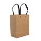 Recyclable Kraft Branded Paper Bags With Plastic Handle Shopping Gift Paper Bag