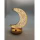 Battery Powered Night Light Moon Shape Rechargeable Table Lamp 3.7V 1200mA 18650 Lithium Battery