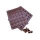 Durable Silicone Chocolate Tray 30 Cavities Customized Logo Eco - Friendly
