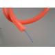Red urethane flat Kevlar Belts waterproof with abrasion resistance