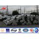 9m - 3kn Galvanized Utility Power Poles For Outside Electrical Distribution Line