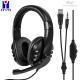 LED Light 120CM Over Ear Wired Gaming Headphones With Microphone