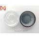 Clear Transparent Small Glass Cosmetic Jars Anti Corrosion Safe Healthy Material
