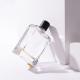 100ml Creative Perfume Bottle Glass Bottle with zamzk plastic cap Square Spray