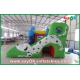 Multi-color Oxford Cloth Inflatable Bounce Castle With Slide For Amusement Park