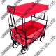 Folding Utility Wagon with Canopy & Straight Handle - TC1011 T