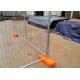 Q235 Steel Materials Temporary Security Fence Panels Crowd Control Barriers
