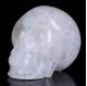 5.55" Fluorite Carved Stone Human Skull Carving (0H62)