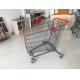 270L PPG powder Steel Supermarket Shopping Carts with anti rust and corrosion