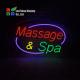 12V LED Neon Signs Light Customerized for Message Spa Wall Or Indoor Decoration Signs