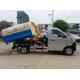 Mini Changan Pull Arm Hook Lift Garbage Truck / Refuse Removal Truck 1CBM 2CBM