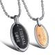 New Fashion Tagor Jewelry 316L Stainless Steel couple Pendant Necklace TYGN160