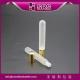 SRS 10ml forst glass roll on essential bottle with gold aluminum cap