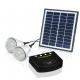 2 LED Lights Portable Enargy Saving Light Kit Solar Home Off Grid Solar Power System