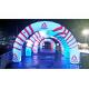 Arch Gate Shape Inflatable Event Tent Tunnel Structure Weather Resistant