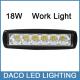 High bright 18w led driving light, 6inch 18W led work light