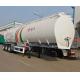 3 Axle Transporter Oil Fuel Tanker Aluminum Stainless Steel Trailers with Manhole Cover
