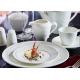 Nestable ODM 18pcs Hotel Ceramic Dinnerware Sets
