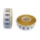 Flexible 70x25x1mm Fragile UHF RFID On Metal Tag Passive White Color