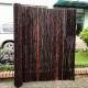 Natural 180cm 240cm Black Bamboo Fence For Garden Decoration Fencing Wall