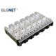 Low Emission 6 Ports SFP Cage Connector Elastomeric Gasket Press Fit Mounting