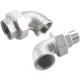 Stainless Steel Silver BSP NPT G BSPT Female Male Thread Casting Union Elbow Fittings