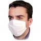 Food Service Disposable Paper Face Mask , Earloop Face Mask With Elastic Band
