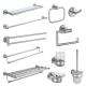 11 Piece Bathroom Hardware Set Chrome Polished Stainless Stee 304l Silver Bathroom Fittings