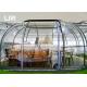 Transparent Crystal Dome House With Aluminum Alloy Structure And PC Board