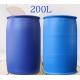 HDPE 200 Litre Chemical Drum OEM / ODM Double Ring Drum Blue