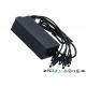 LED Light 12V Power Adapter CE ROHS Certificate With 1 To 5 Splitter Cable