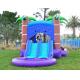 Colorful Inflatable Palm Tree Screamer Water Slide 0.55mm Plato PVC Material