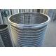 Welded Stainless Steel 304 Self Cleaning Wedge Wire Screen