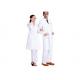 Comfortable White Medical Lab Coats Anti - Pilling Print Or Embroidery Logo For Doctors