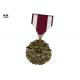Bronzed Plating Military Custom Award Medals And Medallions Zinc Alloy Material 3d Design