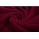 Soft Plain Micro Burgundy Velvet Fabric For Dresses , Tear-Resistant