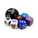 Engrave Board Game Accessories / Resin Metal Mini D10 Dice Rounded Dots Pattern