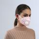 Anti Dust Valve Foldable Ffp2 Mask Pink Color Avoid Moisture Fogging In Mask