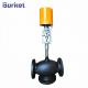 Heat Transfer Oil Three-two way Flange type Electric Control Valve
