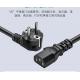 CEE7/7 Schuko Plug To IEC 60320 C15 VDE Electric Cable European 2 Pin With Plug