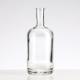 750ml Clear Glass Cylindrical Vodka Wine Bottle with Cork Made by Chinese Liquor Bottle