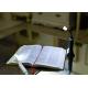 Portable Flexible Led Book Light / Travel Clip On Book Reading Lamp