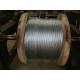 3/8 Galvanized Steel Wire Strand , Galvanized Guy Wire On Reel Packing