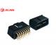 OBD2 OBDII J1962 Male Connector Plug 16 Pin With Right Angle 90 Degree Pins Gold Plating